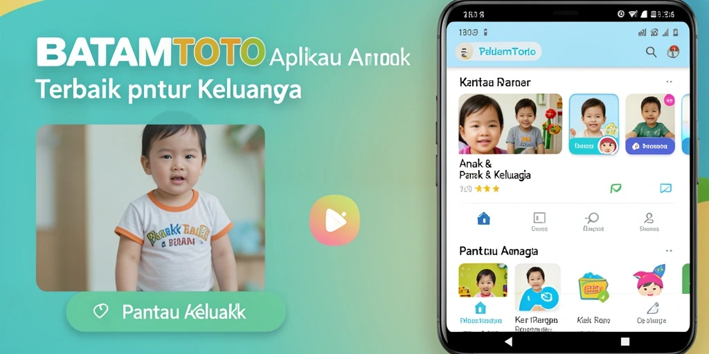 Tampilan antarmuka pengguna aplikasi BATAMTOTO yang ramah anak.