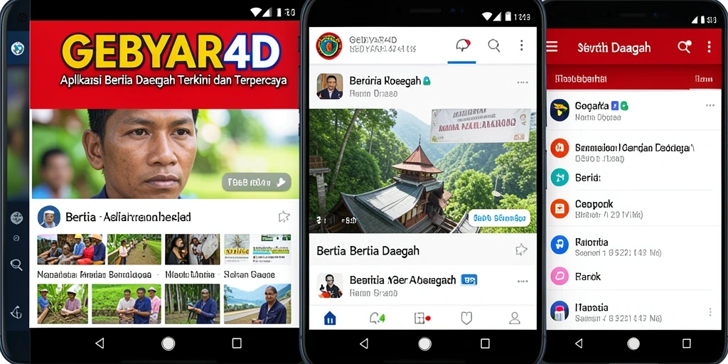 Tampilan antarmuka GEBYAR4D yang modern dan informatif.