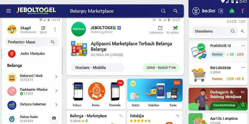 Antarmuka pengguna JEBOLTOGEL yang intuitif dan menarik.