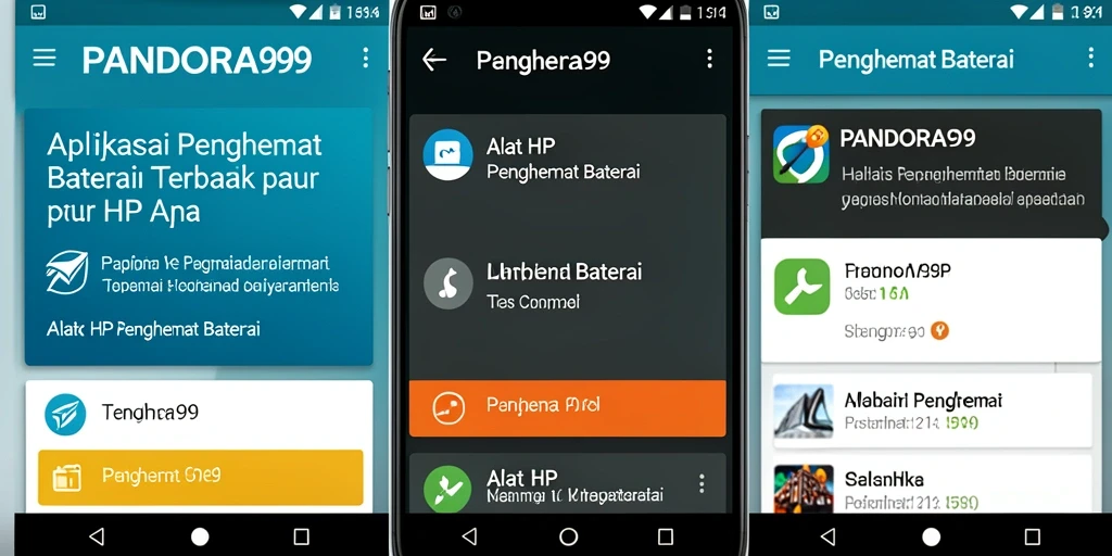 Tampilan antarmuka PANDORA99 yang sederhana dan mudah digunakan.