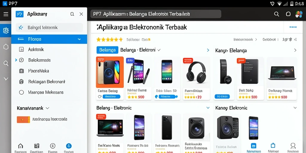 Tampilan antarmuka aplikasi PP7 yang modern dan ramah pengguna.